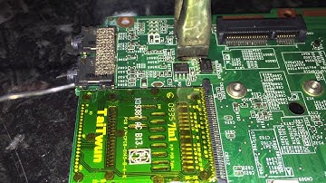 REMOVING SMD INDUCTOR FROM LAPTOP MOTHERBOARD WITH METCAL MX SMARTHEAT TALON TWEEZER WITH EASE