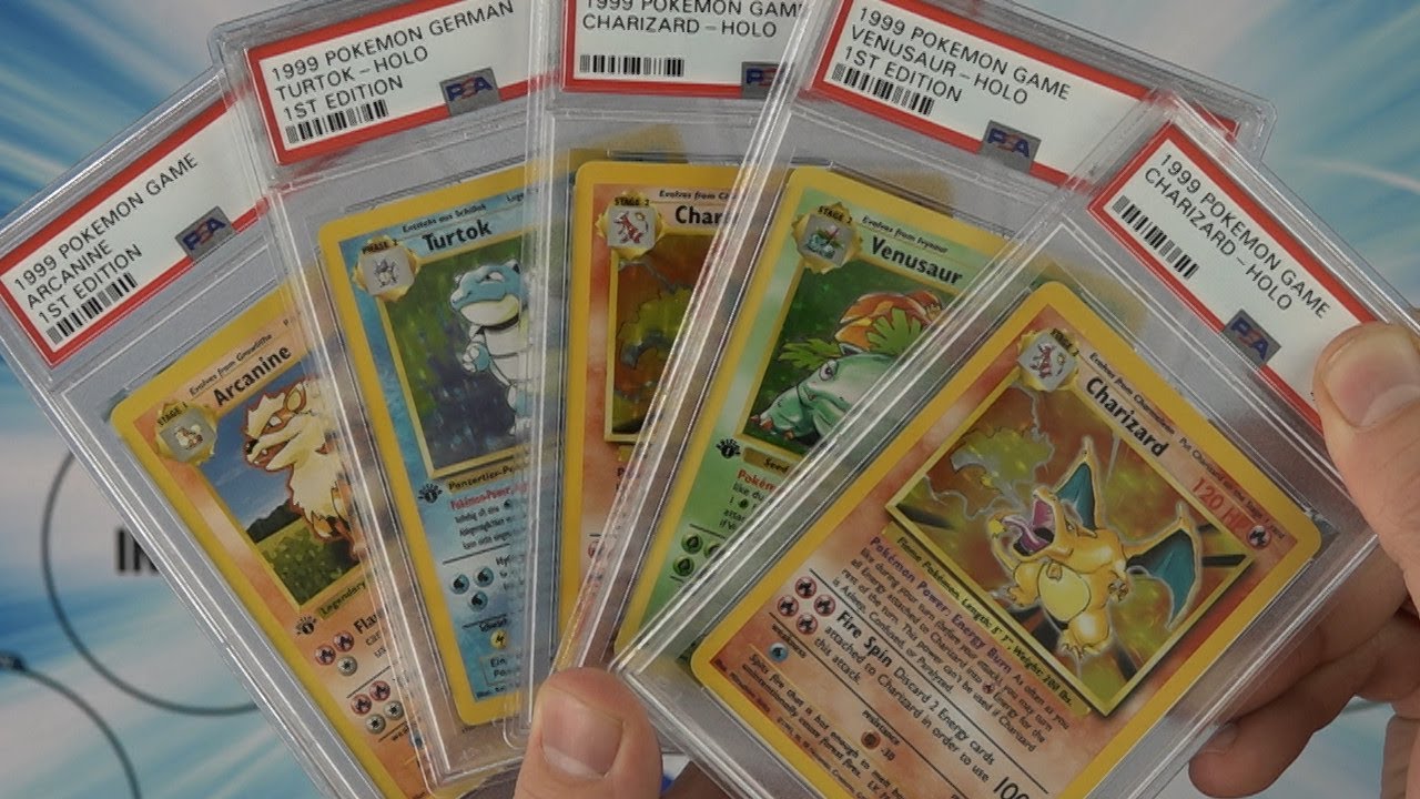 Pokemon Psa Graded Returns 1st Edition Base Set Cards