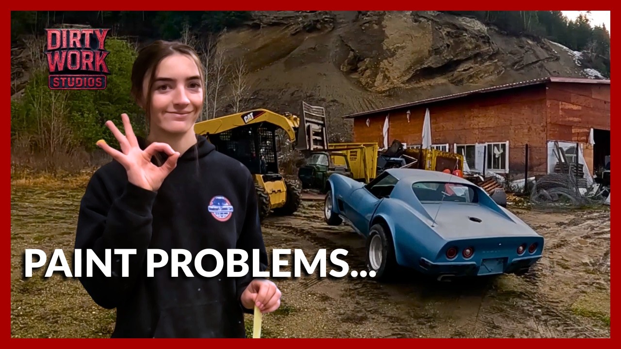 She's FINALLY Painting Her Corvette… But There's a Problem