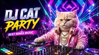 🐱🔥 CAT DJ PARTY | The Coolest Cat DJ in the Club 🎧🎶 | EDM Dance Music