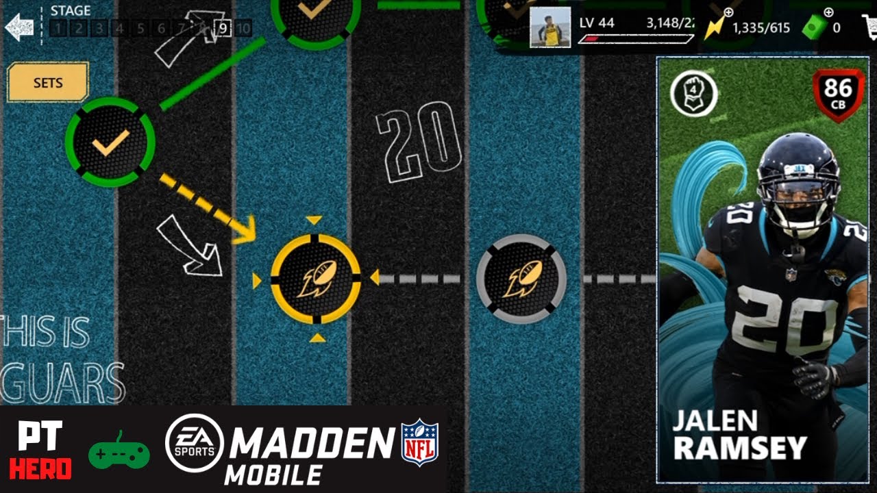 MASTERS SERIES: JALEN RAMSEY (STAGE 9 - PART 1) || PTHero PLAYS - MADDEN NFL MOBILE (EP31)