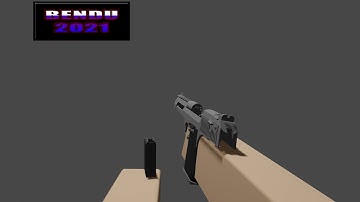 Desert Eagle Viewmodel Animation (Blender)