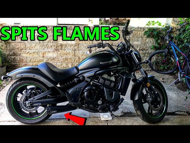 Detektiv Verdensvindue Depression Kawasaki Vulcan S Two Brothers Racing Exhaust And Power Commander V Spits  Mad Flames