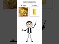 Difference between GOLD and SILVER of short term. #officialvideo #viral #difference #shortsfeed