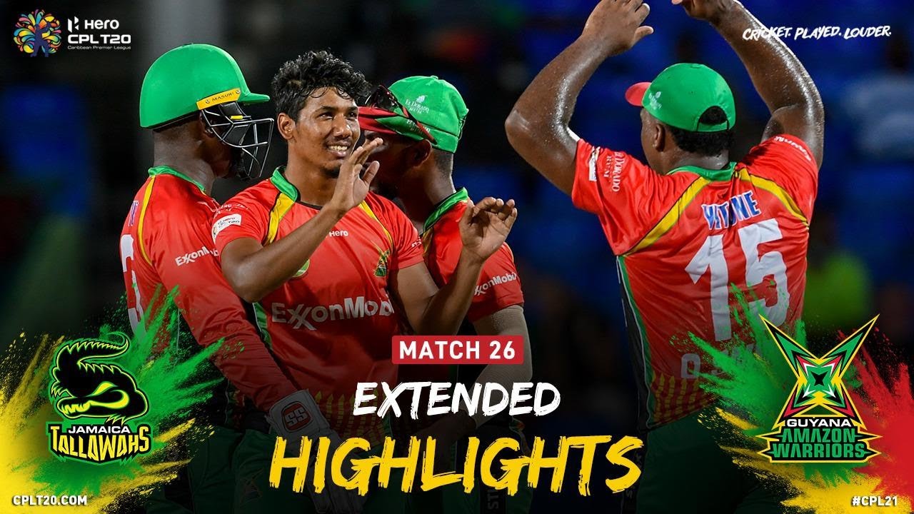 Extended Highlights | Jamaica Tallawahs vs Guyana Amazon Warriors | CPL 2021