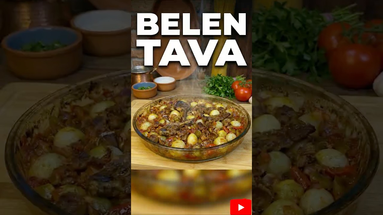 En Kolay Belen Tava Tarifi 😋 Tepsiye Diz, Fırına Ver! #belentava #fırınyemekleri