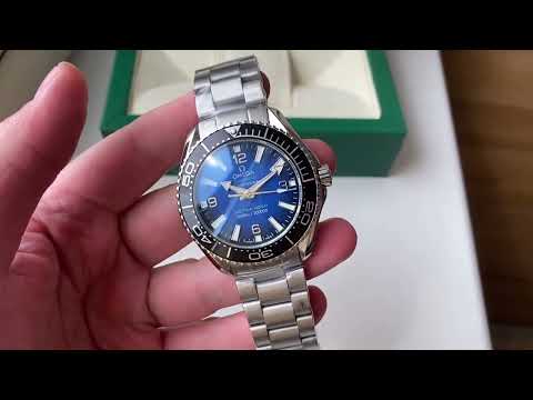 Мужские часы Omega Seamaster Ultra Deep AAA наручный механический на стальном браслете, видео 1