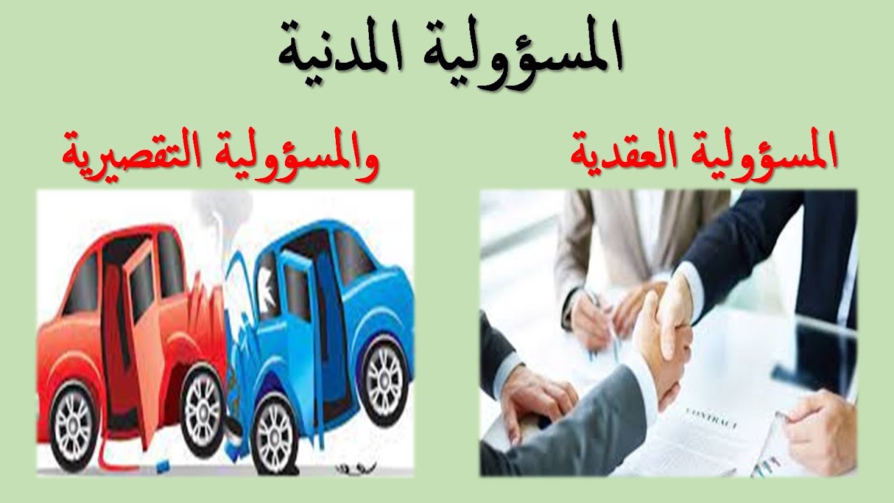 8 سنة الثانية حقوق السداسي الأول مصادر الالتزام المصادر الإرادية العقد المسؤولية العقدية والتقصيرية