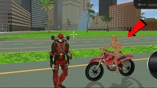 Jetpack Hero Miami Crime - (Jetpack Hero Follow Bike Girls) - Mission Complete screenshot 5