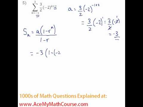geometric sigma notation calculator geometric sigma notation calculator