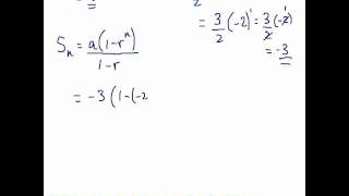Geometric Series - Sigma Notation Question #5