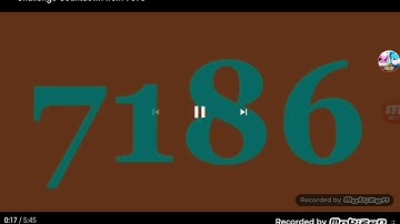 Challenge countdown from 7200 ( Dong Fonts )