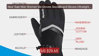 New Sale Men Women Ski Gloves Snowboard Gloves Ultralight W... — Top Pick 2026 | Unbeatable Price!