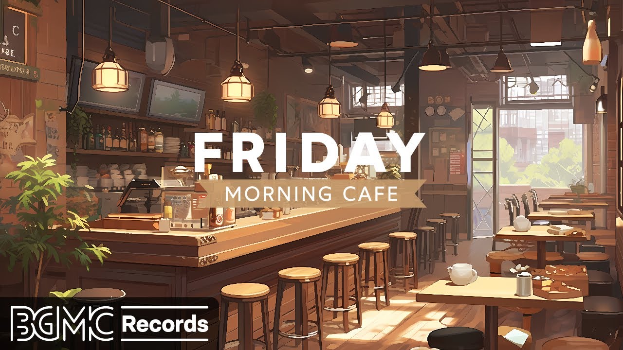 FRIDAY MORNING JAZZ: Bright & Cheerful Jazz & Bossa Nova - Cafe Music Relaxing Jazz Live Str