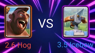 2.6 Hog Vs TOP 500 Icebow 3.5