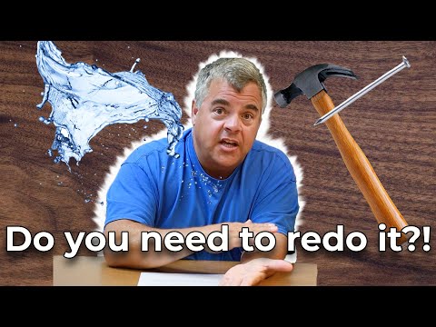 My Floor Sounds Off Will That Go Away Or Do I Need Redo The Vapor Barrier Again In That Area