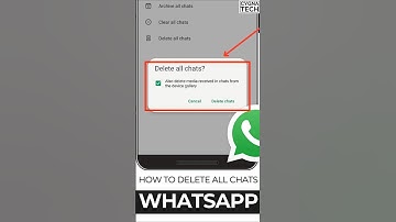 🗑️ How to DELETE ALL WhatsApp Chat Messages at Once (Including ALL Files & Media) – 2025 Guide