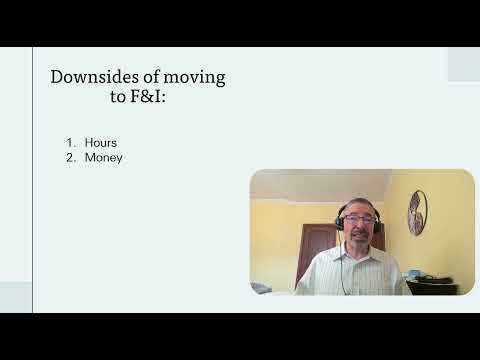 Moving to F&I (Finance) office - 4 simple tips