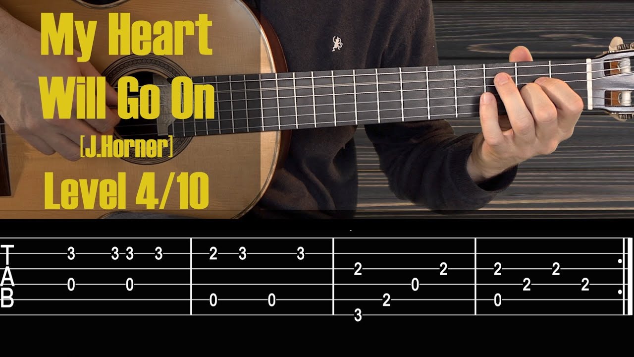 My Heart Will Go On [Titanic]. Fingerstyle. Guitar Tutorial with Tabs YouTube