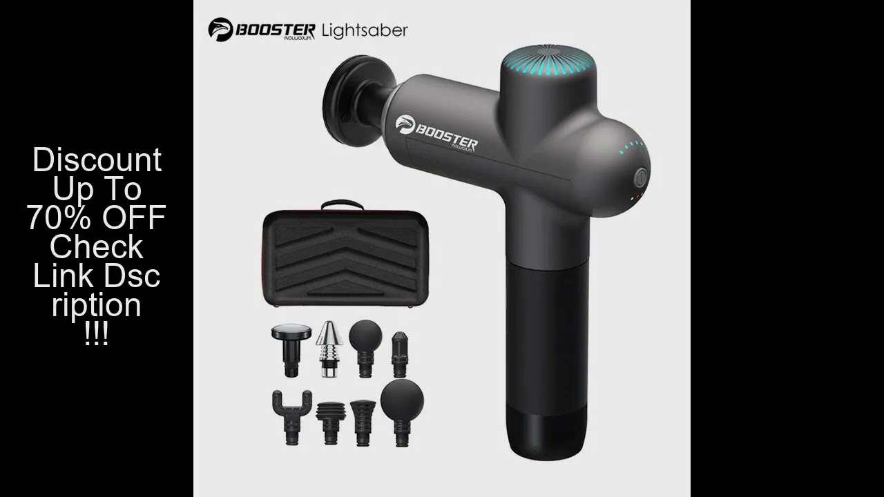 Booster Massage Gun Electric Neck Massager 7.4V  Smart Hit Fascia Gun for Body Massage Relaxation Fi