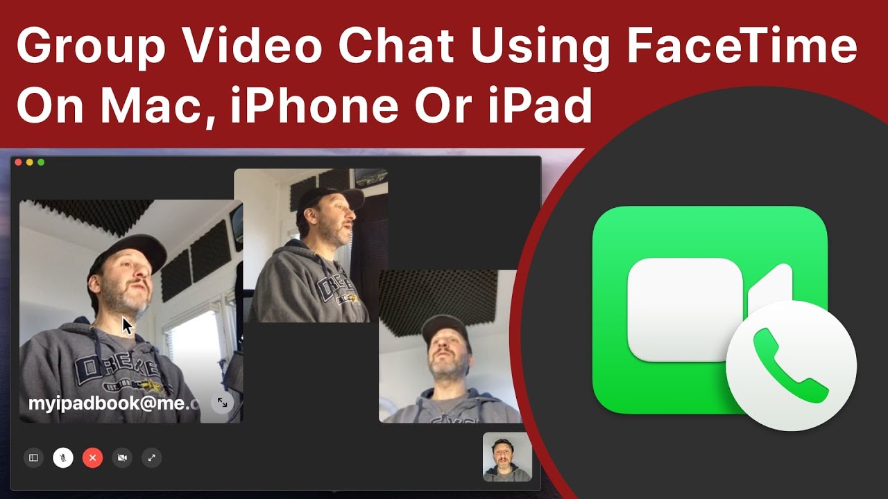 Group Video Chat Using Facetime On Your Mac Iphone Or Ipad Youtube