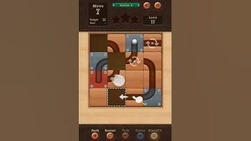Roll the Ball slide puzzle Rotation B Pack Level 17 Solution