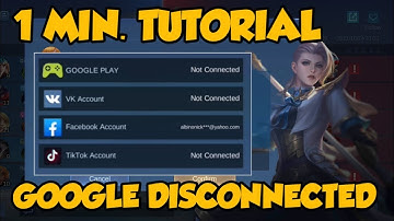 1 MINUTE GOOGLE PLAY DISCONNECTED IN MOBILE LEGENDS