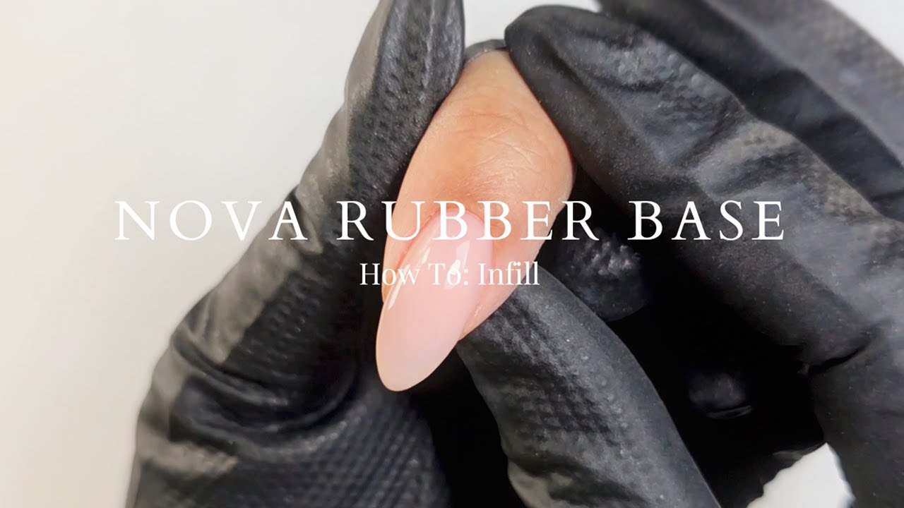 NOVA Rubber Base Gel Polish: Infill Tutorial