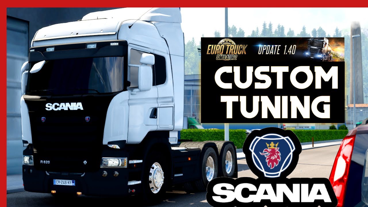 SCANIA CUSTOM TUNING MOD Open Pipe ETS2 1.40