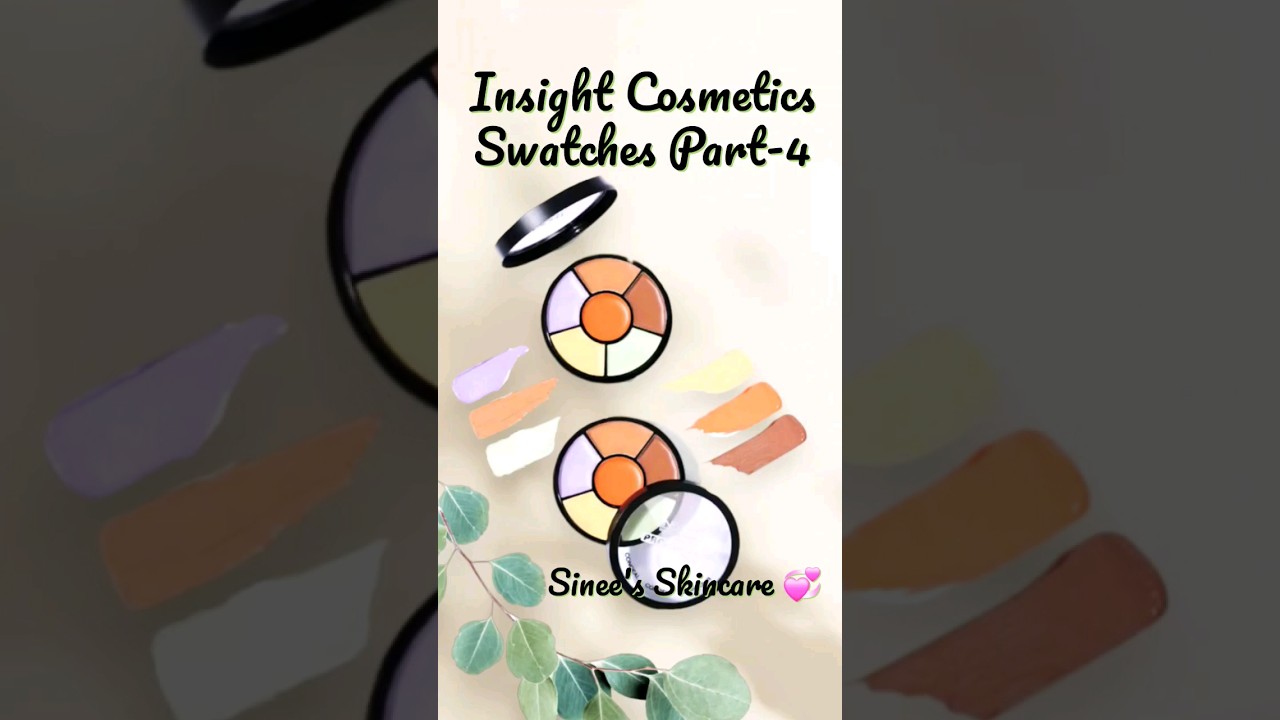 Insight Cosmetics Swatches Part-4 | Pro Concealer Pallete | Budget Friendly | Non Sponsored | Makeup