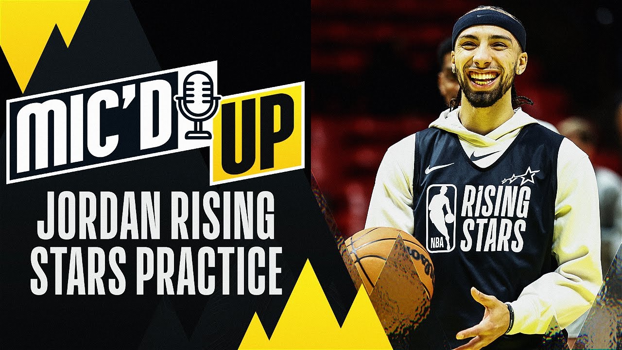 "You Dying Your Hair" - Best Mic'd Up Moments Of The 2023 #JordanRisingStars Practice!