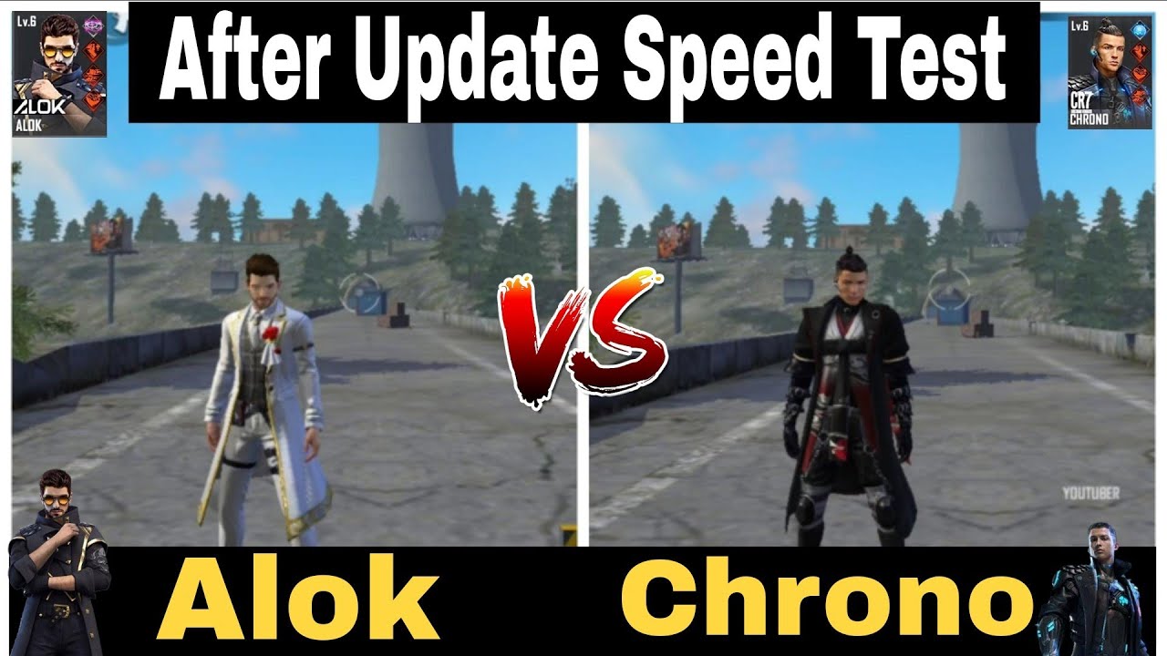 DJ ALOK VS CHRONO RUNNING SPEED TEST | DJ ALOK VS CHRONO SPEED TEST | ALOK VS CHRONO SPEED TEST FF