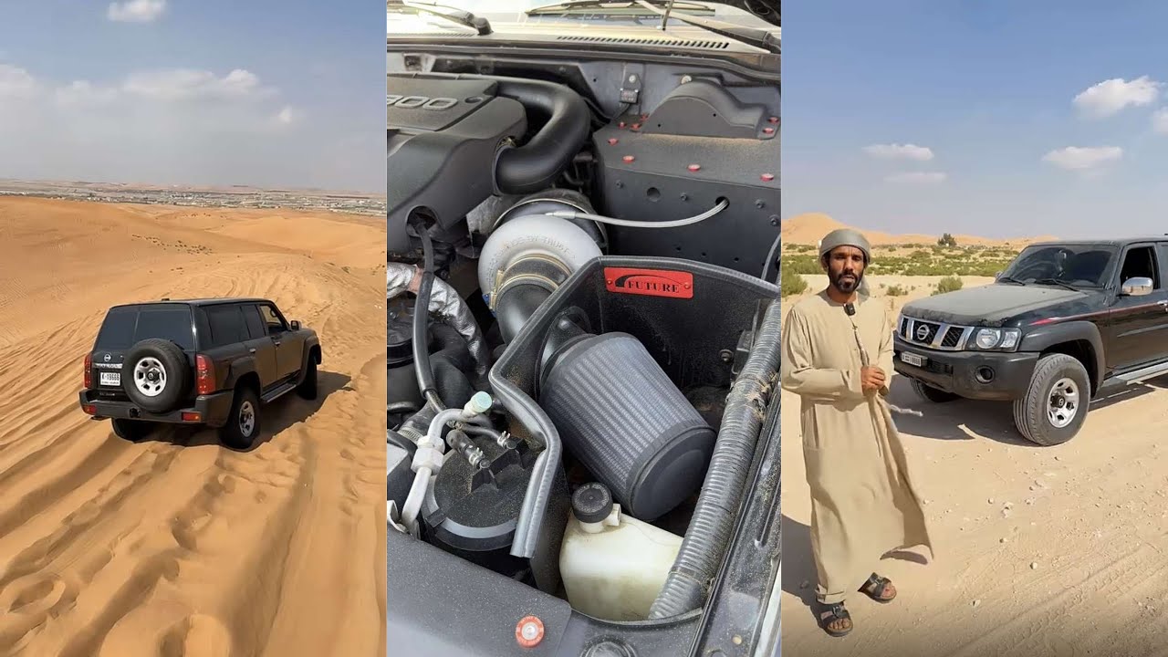 سنابات فهد الشامسي| نيسان الفتك حق ابو سيف 😍مشروع توربو🔥تفاصيل الموتر👌تجربة الموتر بالرملة🤗