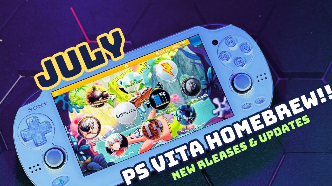 PsVita July Homebrew Games & Updates