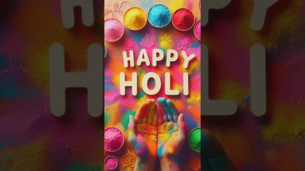 Holi | Happy Holi Wishes short video | Holi Wishes | 
