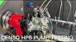 DENSO HP6 Pump Testing with NANTAI CRS708 Common Rail System Test Bench from Taian NANTAI Lynn