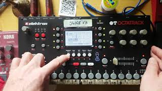 octatrack + live vocals (flex x plays free mode) = glitchy weird vocal processing idea TUTORIAL -ish