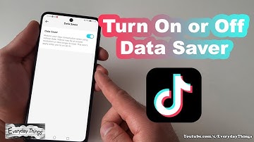 How to Turn On or Off Data Saver on TikTok