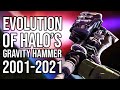 The Evolution of Halo's Gravity Hammer | Let's take a look at every version of the Brute Hammer