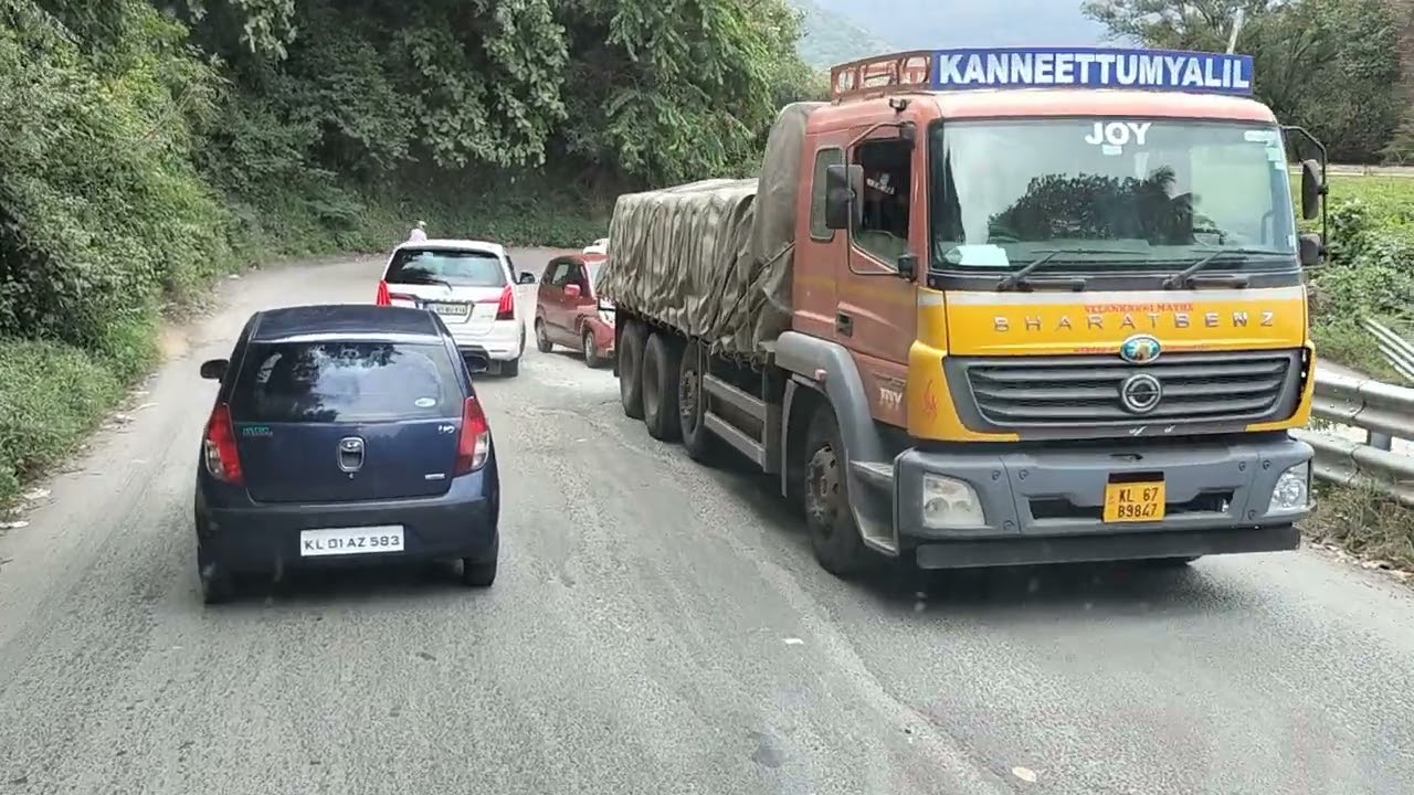 Aryankave S Bend #tamilnadu #kerala #border