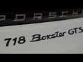 Porsche 718 Boxster GTS in Crayon
