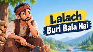 Ghareeb Lakarhara aur Lalach ka azab | Moral Story for Kids | Bedtime Stories