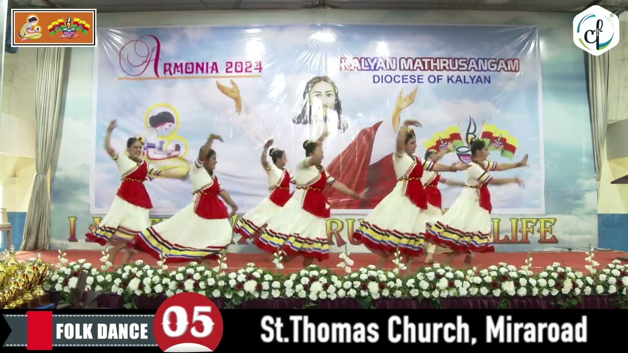 FOLK DANCE II MATHRUSANGAM II ARMONIA 2024 II ST THOMAS CHURCH MIRAROAD |I CATHOLIC FOCUS