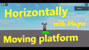 Horizontally Moving Platform with Player | Roblox Studio