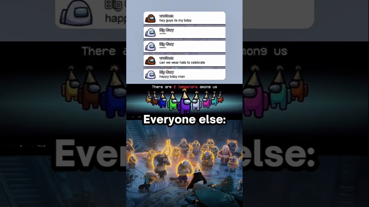 Among us Wholesome moment 🙂‍↕️