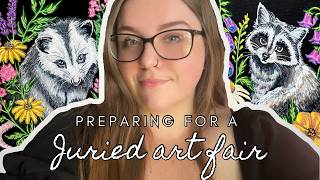 My First Art Market Was a Flop...So I’m Trying Again | Preparing for a Juried Art Fair