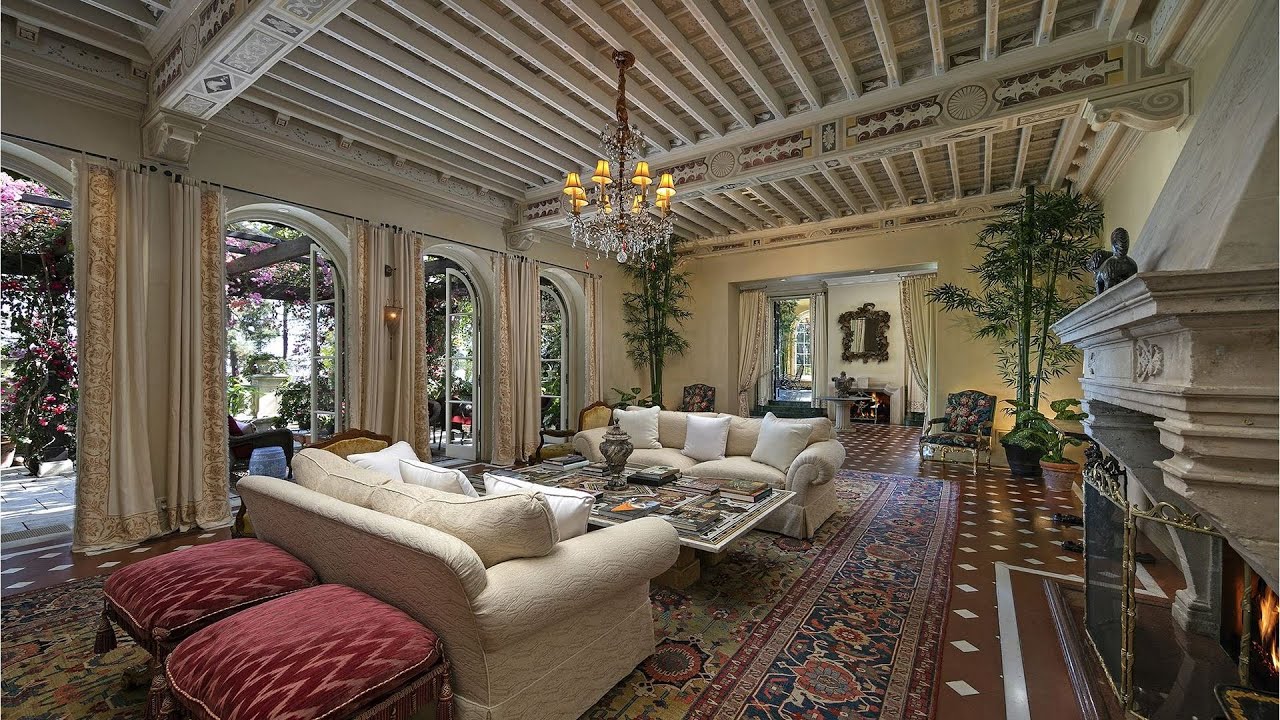 This $39,500,000 grand classic villa in Bel Air is an era of elegant romance