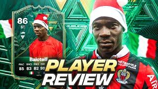 86 WINTER WILDCARD BALOTELLI SBC PLAYER REVIEW | FC 24 Ultimate Team