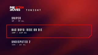 Fox Action Movies Tonight Bumper Sun 13 Oct 2024 Fanmade