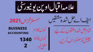 aiou fa semester autumn 2021 code 1340 solved assignment number 2 || easy method of education